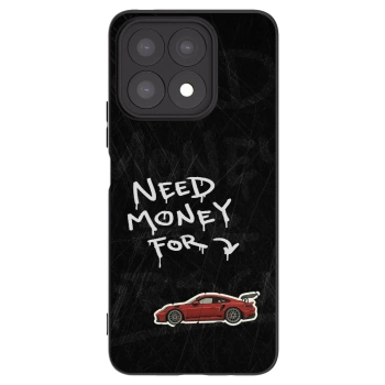 Picasee fekete szilikon tok az alábbi mobiltelefonokra Honor X8a - Track Mode