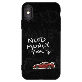 Picasee fekete szilikon tok az alábbi mobiltelefonokra Apple iPhone X/XS - Track Mode