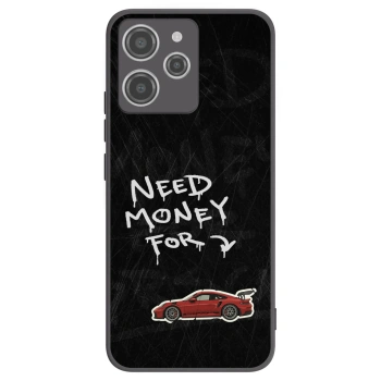 Picasee fekete szilikon tok az alábbi mobiltelefonokra Xiaomi Redmi 12 4G - Track Mode