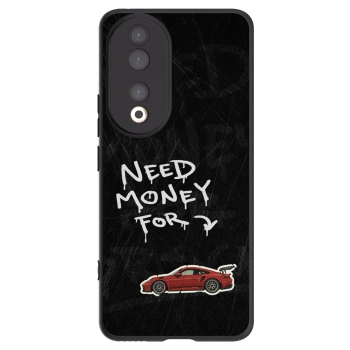 Picasee fekete szilikon tok az alábbi mobiltelefonokra Honor 90 5G - Track Mode