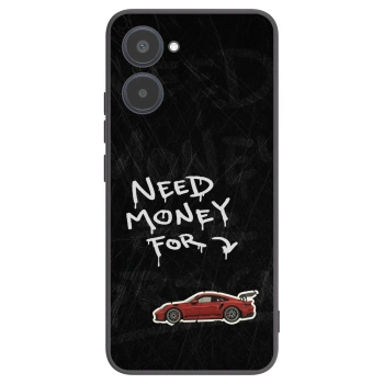 Picasee fekete szilikon tok az alábbi mobiltelefonokra Realme 10 4G - Track Mode