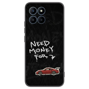 Picasee fekete szilikon tok az alábbi mobiltelefonokra Honor 70 Lite - Track Mode