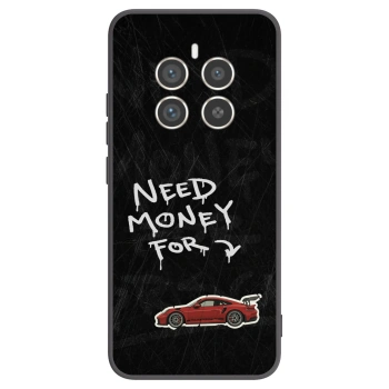 Picasee fekete szilikon tok az alábbi mobiltelefonokra Realme 12 Pro 5G - Track Mode