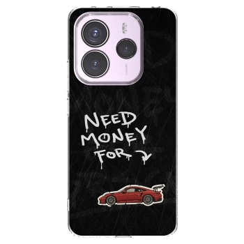 Picasee átlátszó szilikon tok az alábbi mobiltelefonokra Xiaomi Redmi Note 14 5G - Track Mode