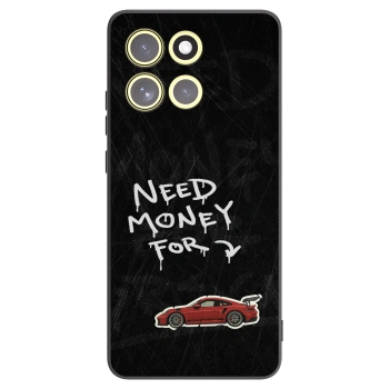 Picasee fekete szilikon tok az alábbi mobiltelefonokra Motorola Moto G86 5G - Track Mode
