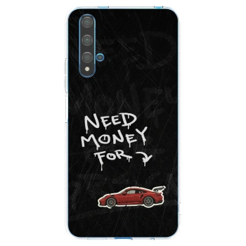 Picasee átlátszó szilikon tok az alábbi mobiltelefonokra Huawei Nova 5T - Track Mode