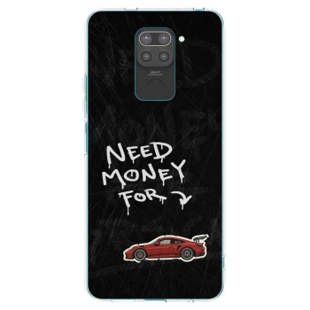 Picasee fekete szilikon tok az alábbi mobiltelefonokra Xiaomi Redmi Note 9 - Track Mode