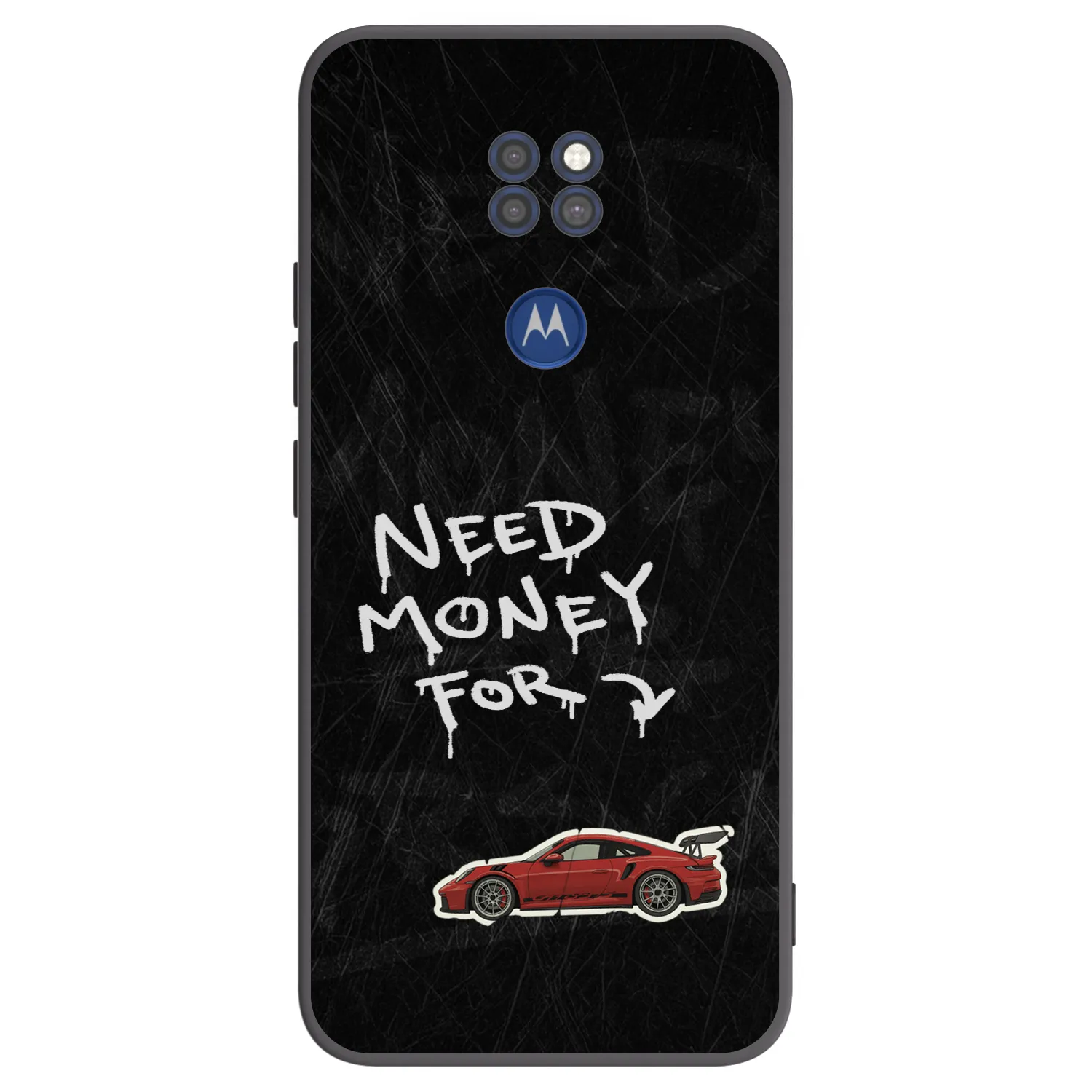 Picasee fekete szilikon tok az alábbi mobiltelefonokra Motorola Moto G9 Play - Track Mode
