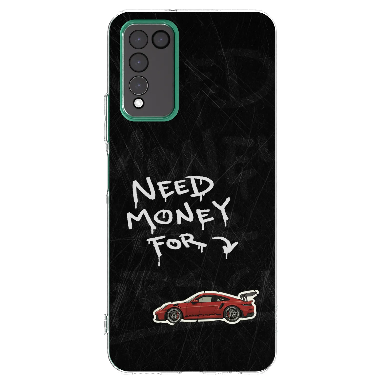 Picasee átlátszó szilikon tok az alábbi mobiltelefonokra Honor 10X Lite - Track Mode