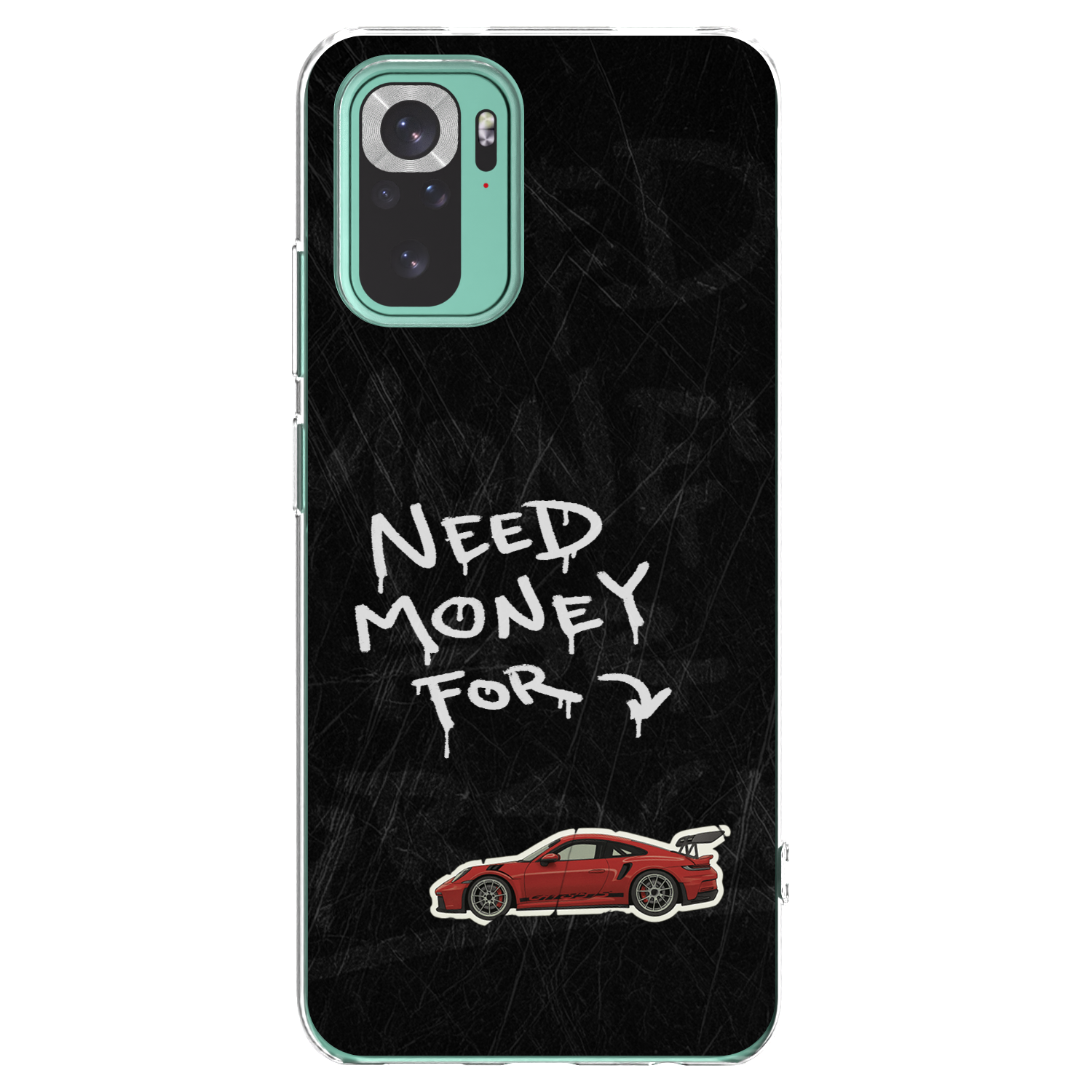 Picasee átlátszó szilikon tok az alábbi mobiltelefonokra Xiaomi Redmi Note 10 Pro - Track Mode