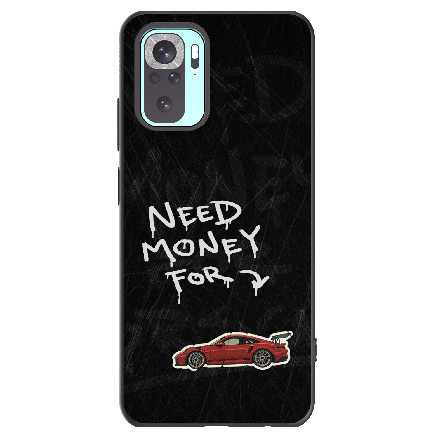 Picasee fekete szilikon tok az alábbi mobiltelefonokra Xiaomi Redmi Note 10 Pro - Track Mode