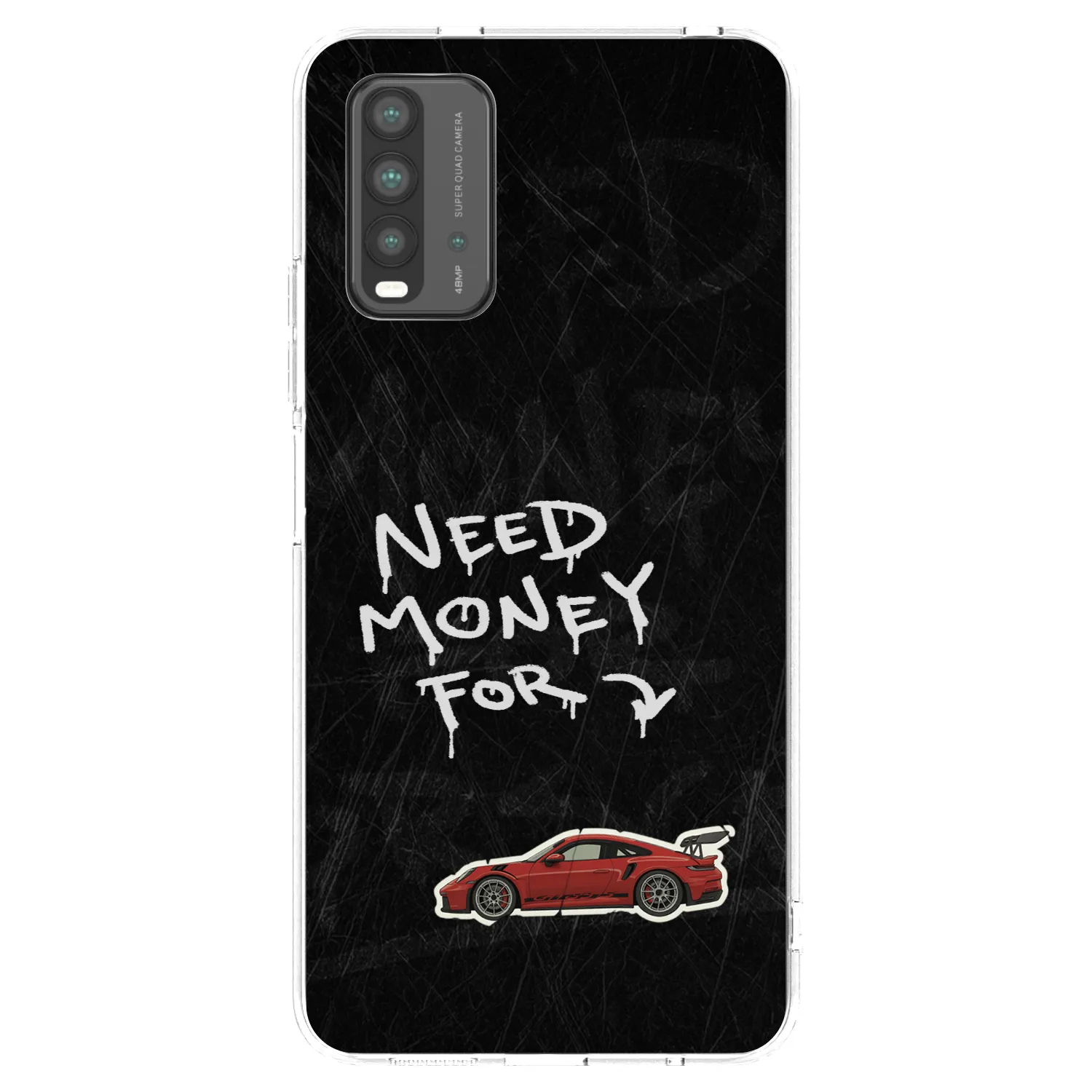 Picasee átlátszó szilikon tok az alábbi mobiltelefonokra Xiaomi Redmi 9T - Track Mode