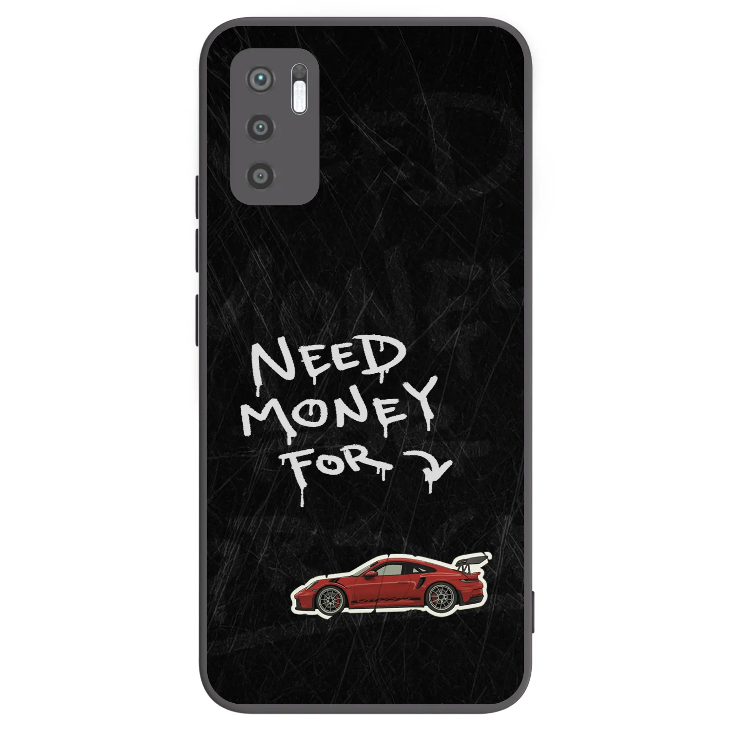 Picasee fekete szilikon tok az alábbi mobiltelefonokra Xiaomi Redmi Note 10 5G - Track Mode