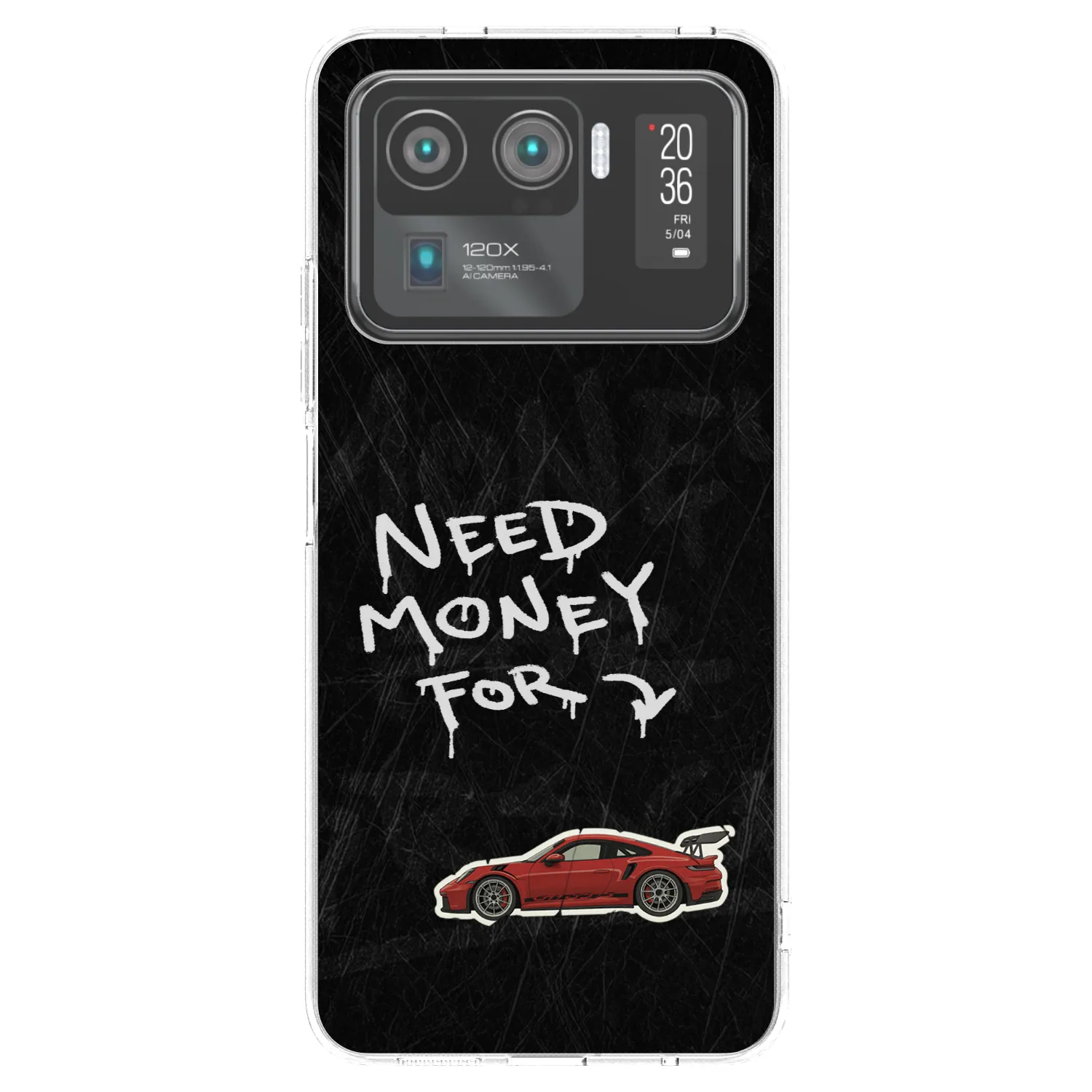 Picasee átlátszó szilikon tok az alábbi mobiltelefonokra Xiaomi Mi 11 Ultra - Track Mode