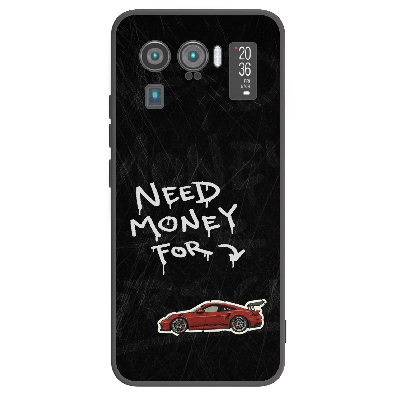 Picasee fekete szilikon tok az alábbi mobiltelefonokra Xiaomi Mi 11 Ultra - Track Mode