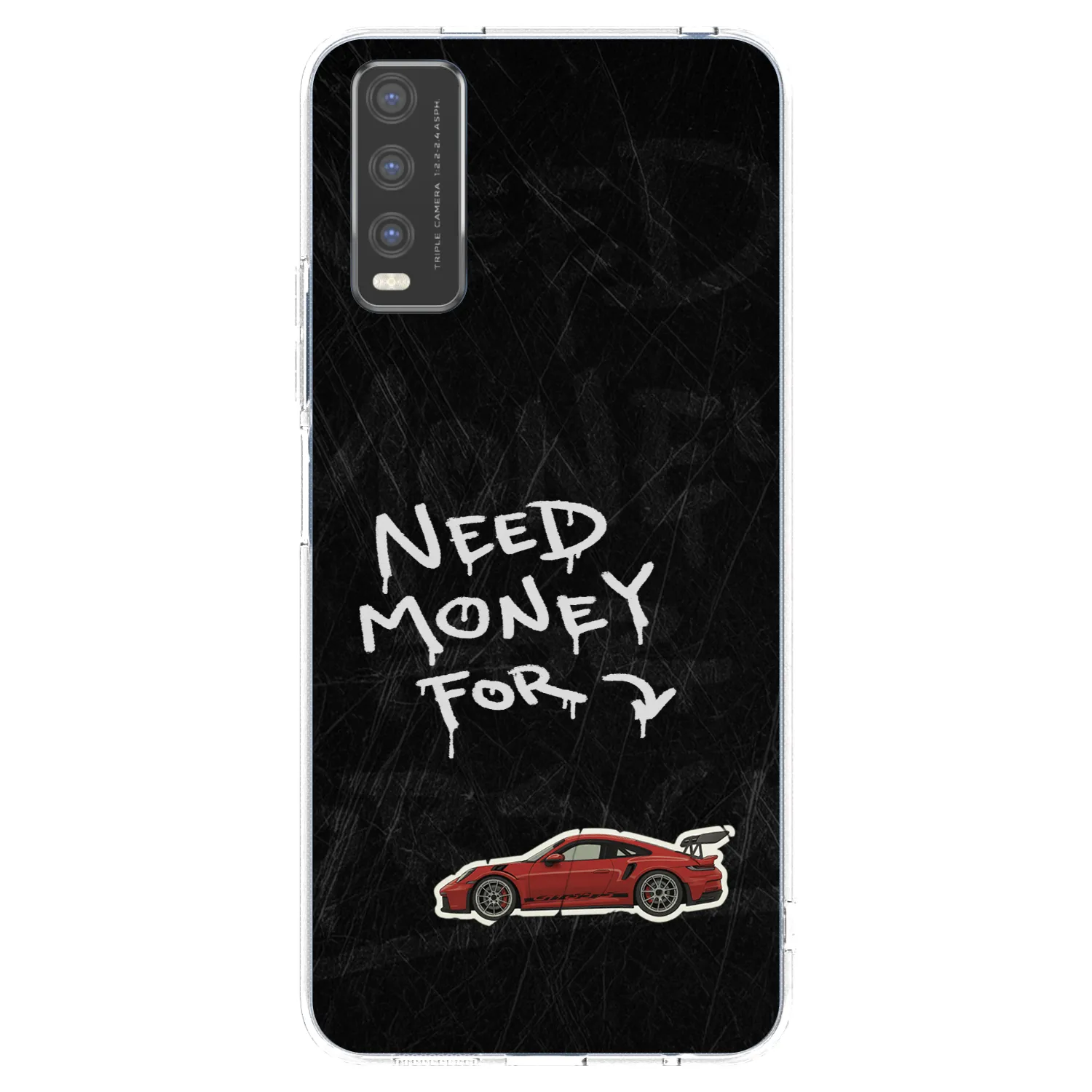 Picasee átlátszó szilikon tok az alábbi mobiltelefonokra Vivo Y20s - Track Mode