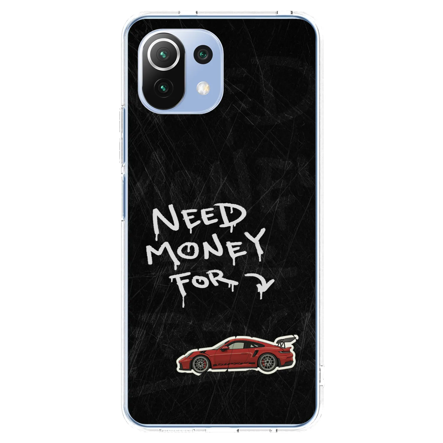 Picasee átlátszó szilikon tok az alábbi mobiltelefonokra Xiaomi 11 Lite 5G NE - Track Mode