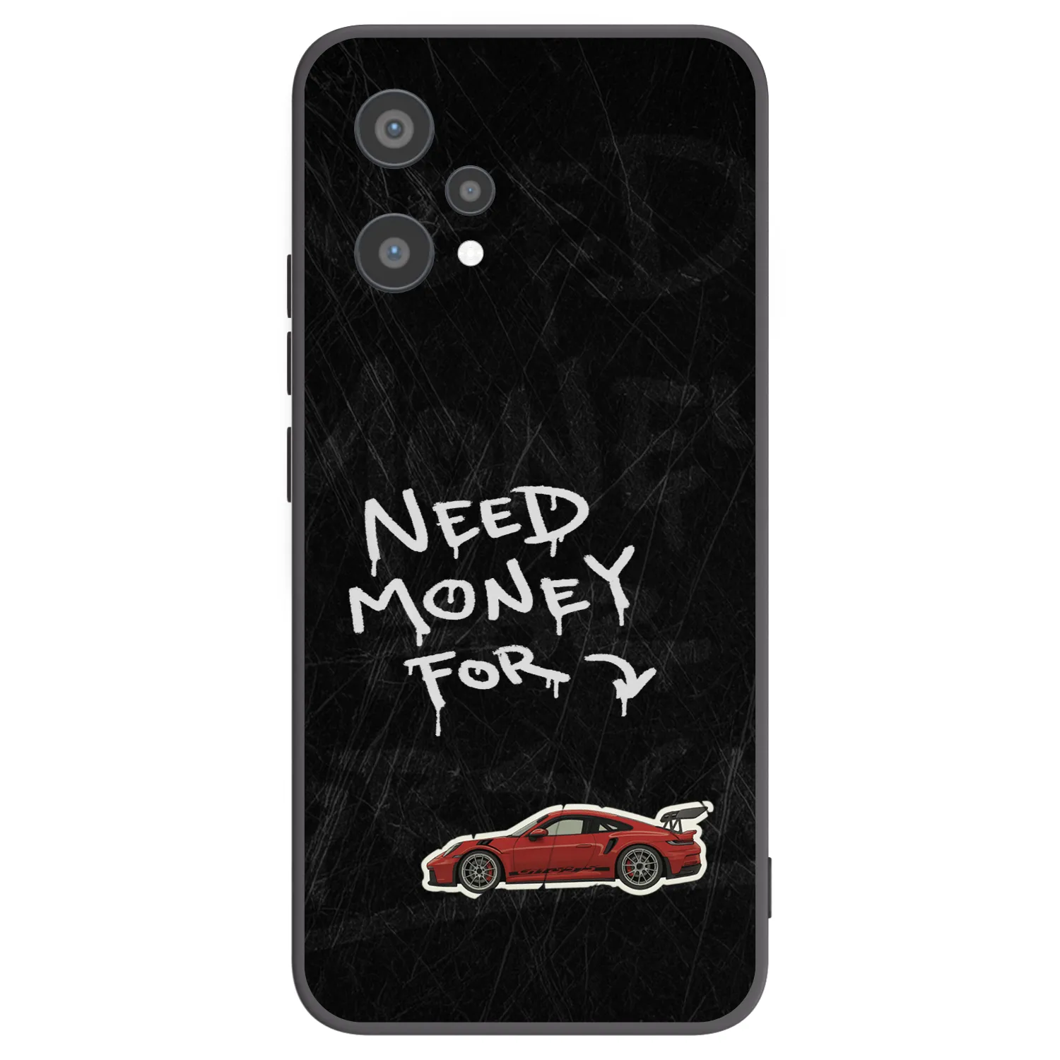 Picasee fekete szilikon tok az alábbi mobiltelefonokra Realme 9 Pro 5G - Track Mode