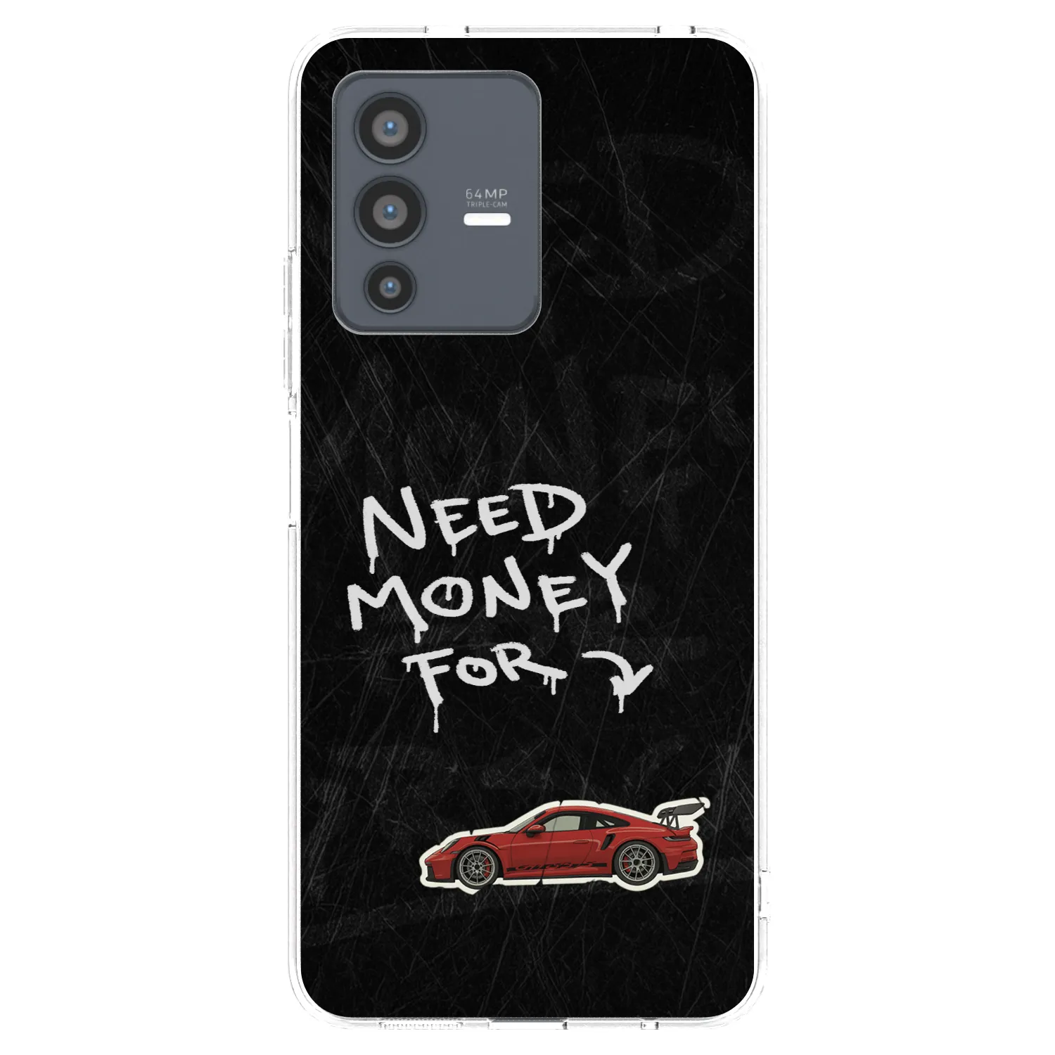 Picasee átlátszó szilikon tok az alábbi mobiltelefonokra Vivo V23 5G - Track Mode
