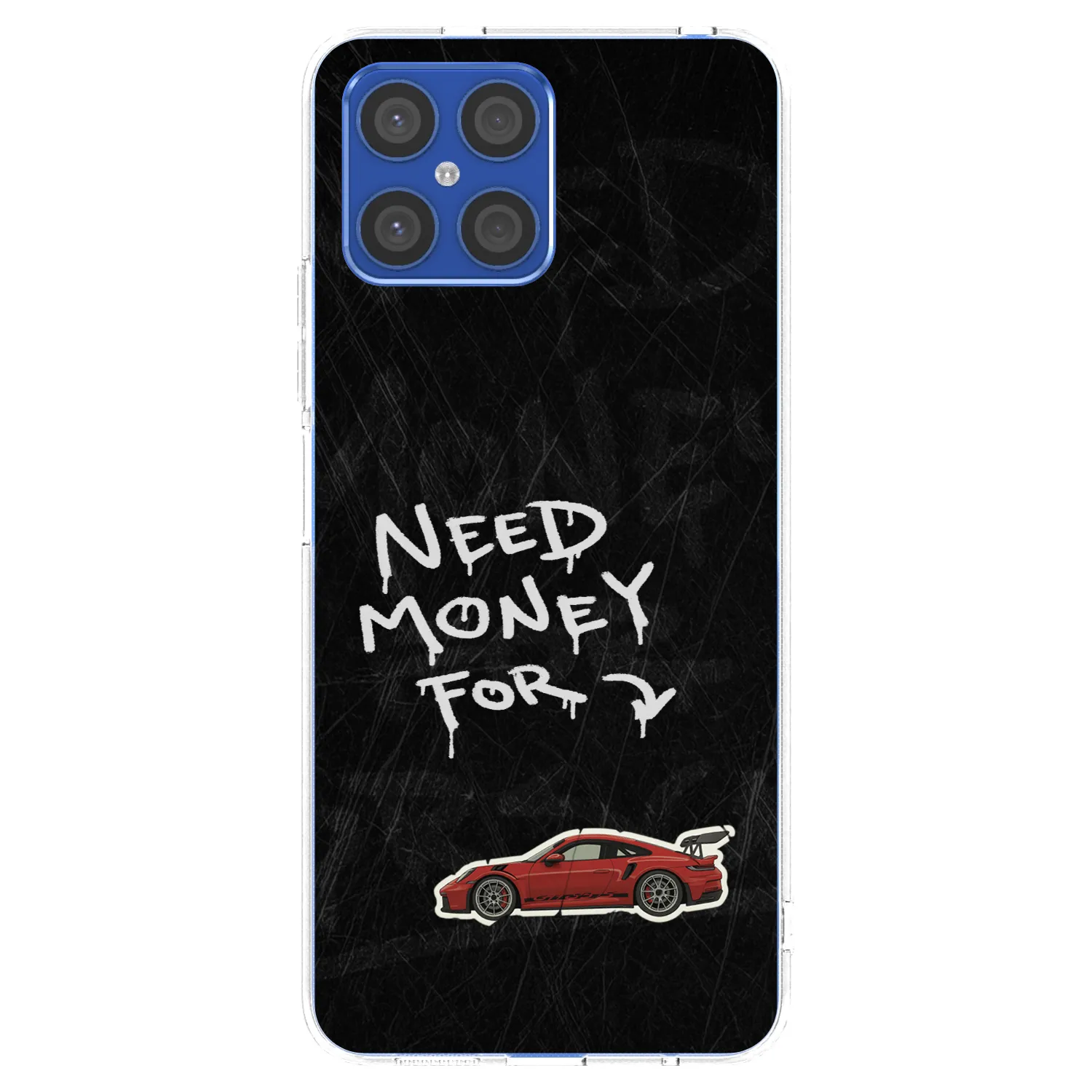 Picasee átlátszó szilikon tok az alábbi mobiltelefonokra Honor X8 4G - Track Mode
