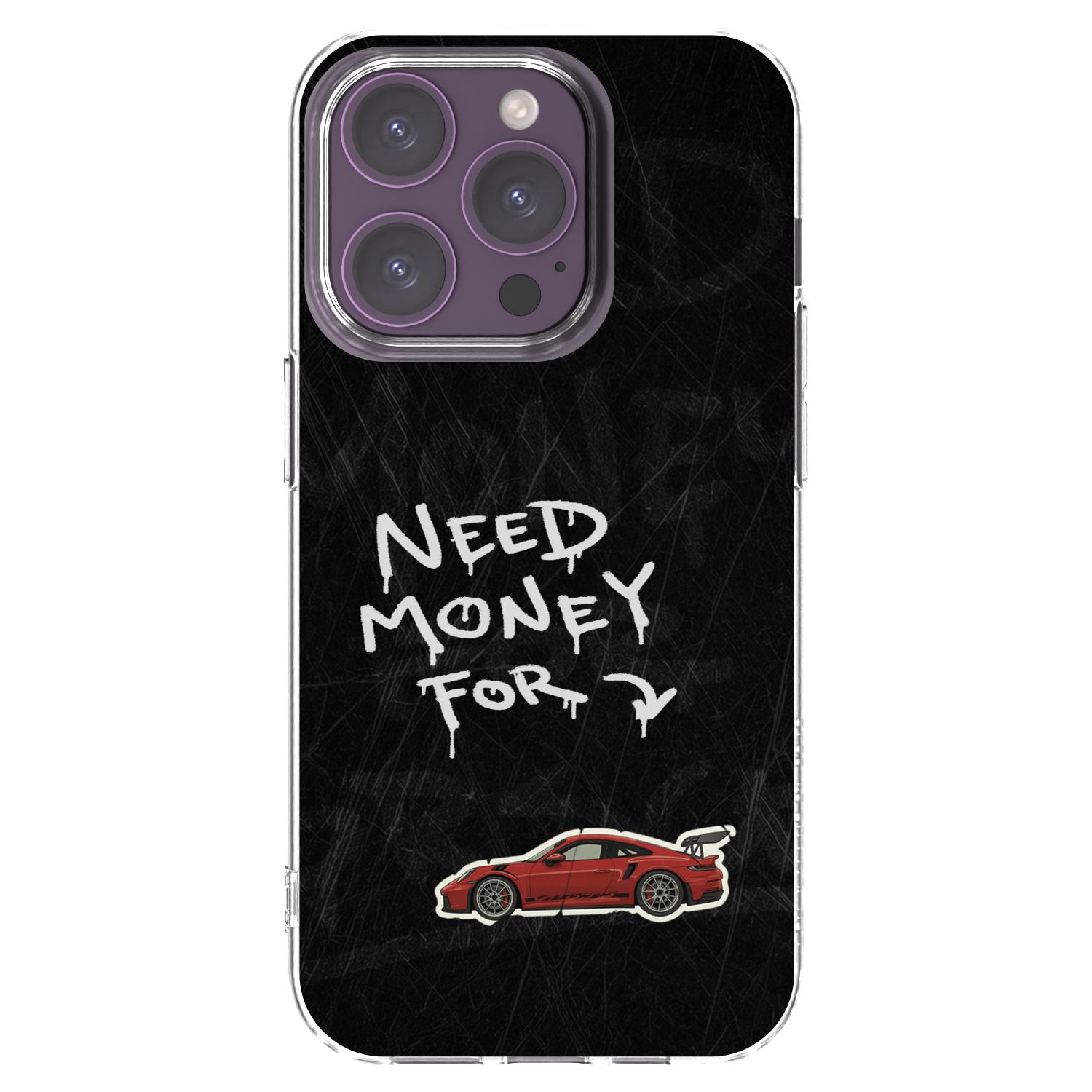 Picasee átlátszó szilikon tok az alábbi mobiltelefonokra Apple iPhone 14 Pro - Track Mode