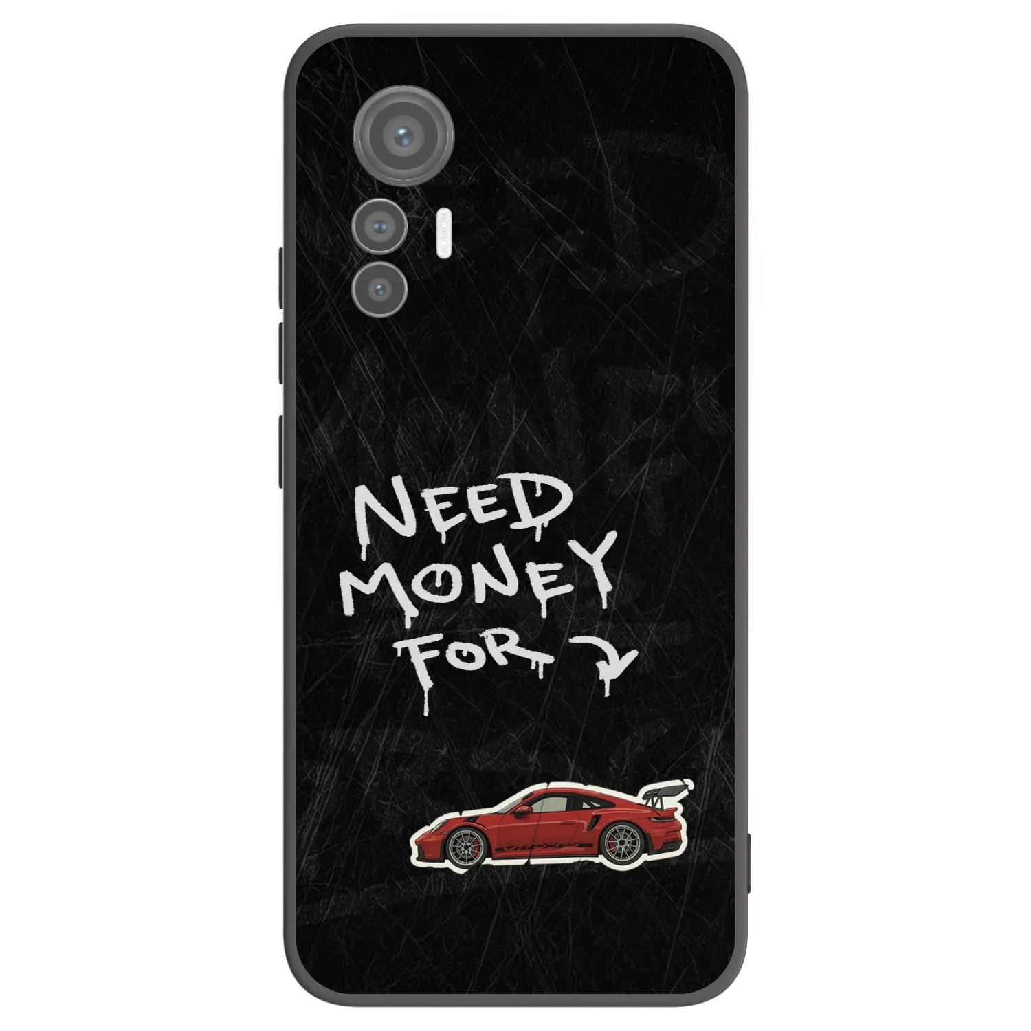 Picasee fekete szilikon tok az alábbi mobiltelefonokra Xiaomi 12 Lite - Track Mode