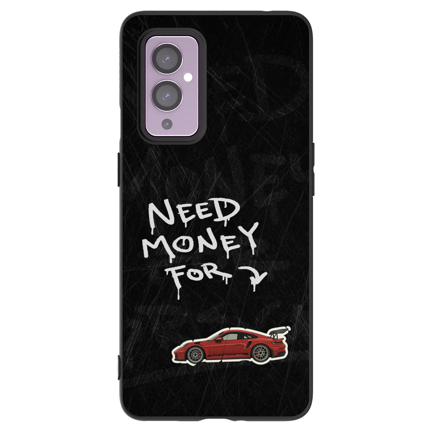 Picasee fekete szilikon tok az alábbi mobiltelefonokra OnePlus 9 - Track Mode