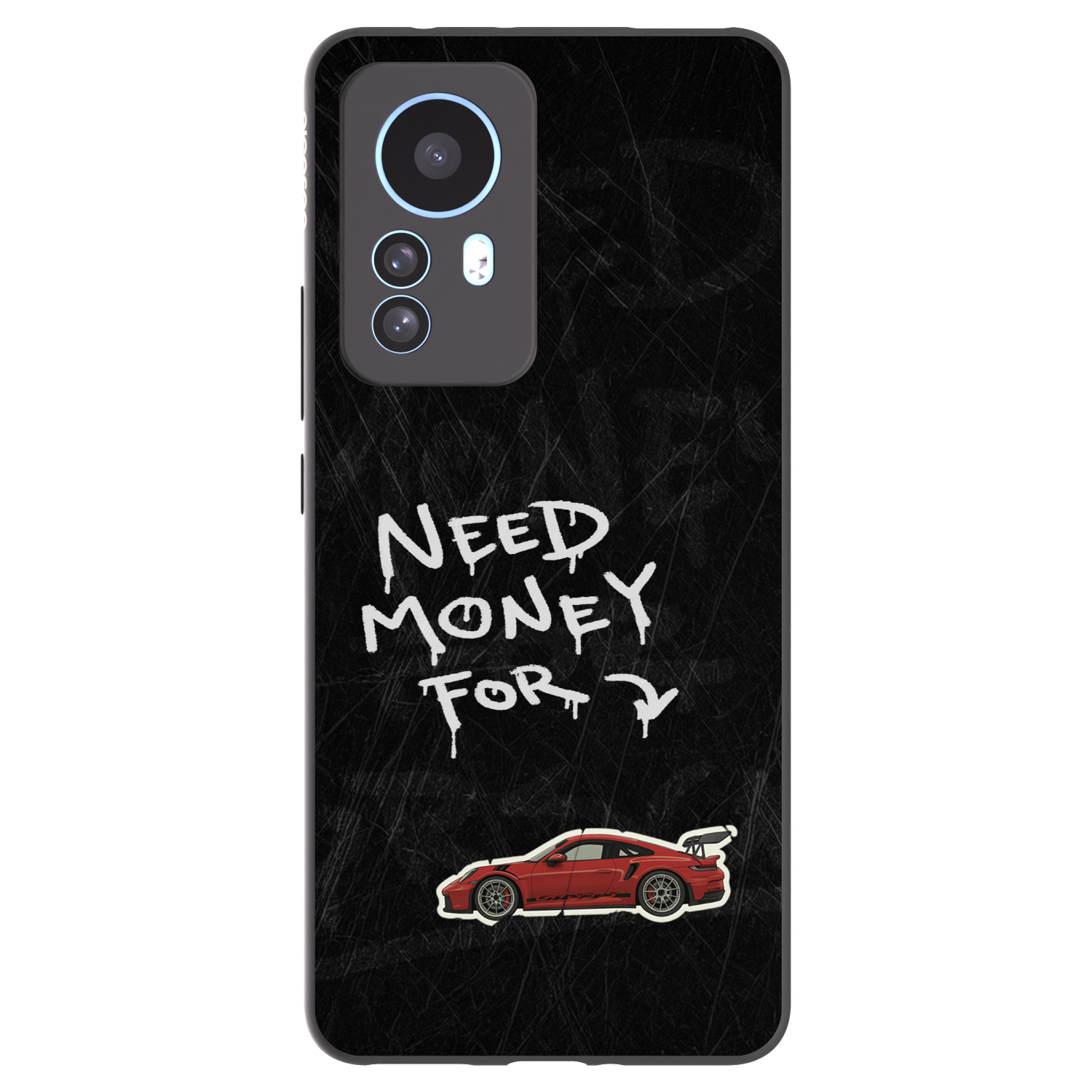 Picasee fekete szilikon tok az alábbi mobiltelefonokra Xiaomi 12T Pro - Track Mode