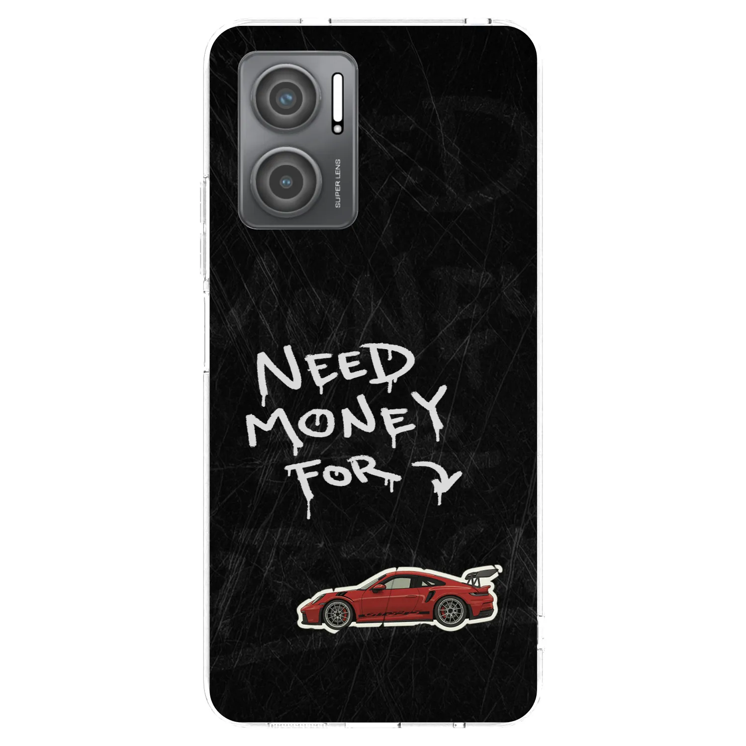 Picasee átlátszó szilikon tok az alábbi mobiltelefonokra Xiaomi Redmi 10 5G - Track Mode