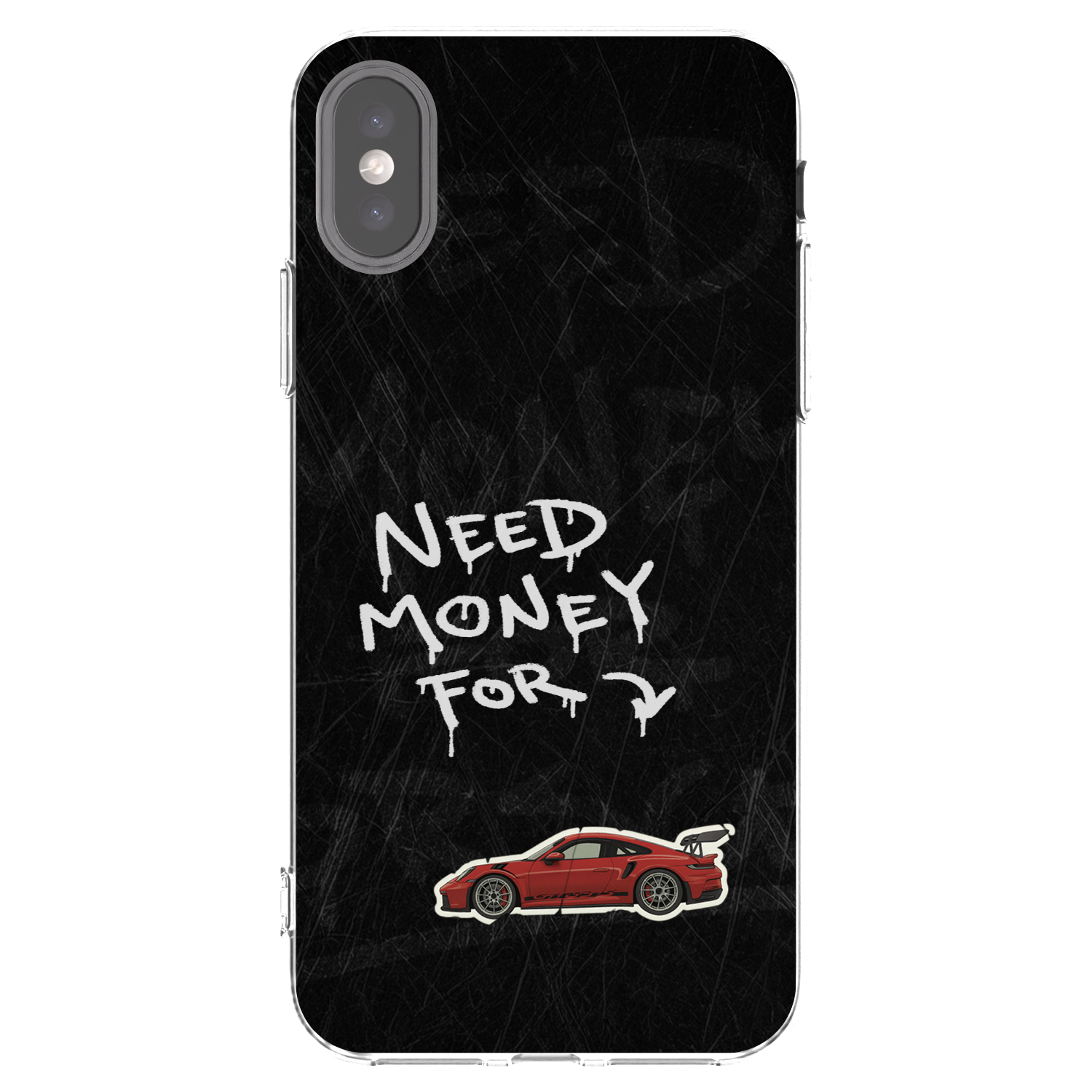 Picasee átlátszó szilikon tok az alábbi mobiltelefonokra Apple iPhone X/XS - Track Mode