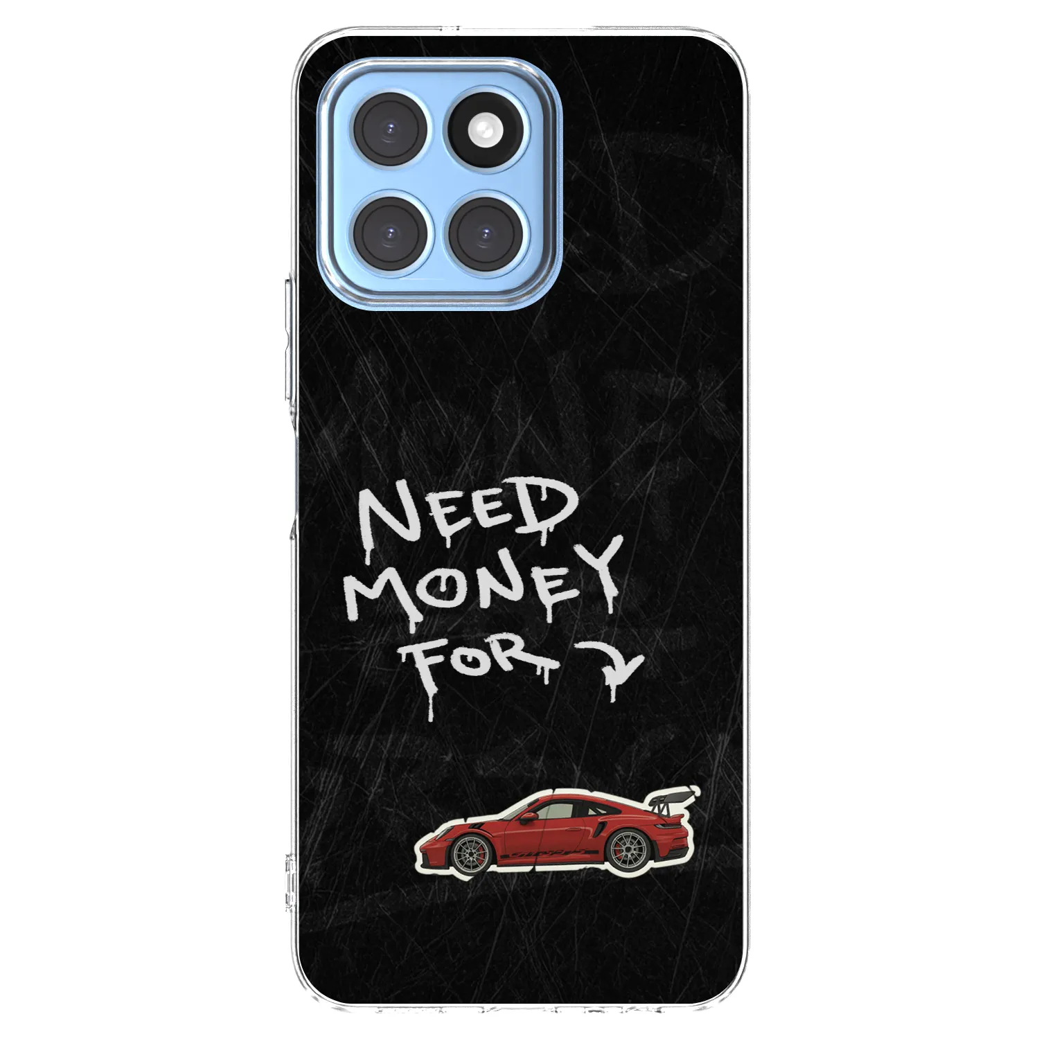 Picasee átlátszó szilikon tok az alábbi mobiltelefonokra Honor X8 5G - Track Mode