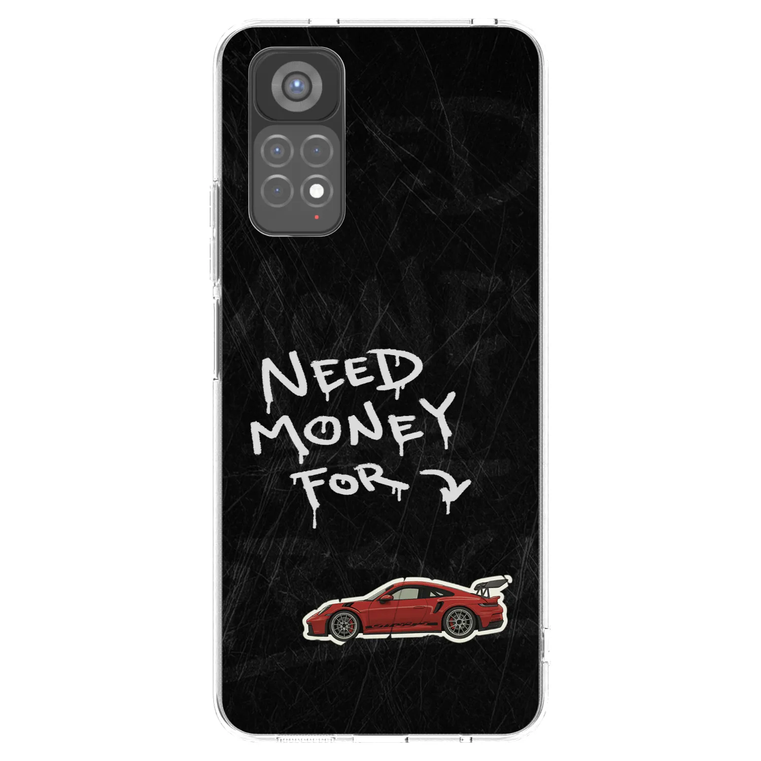 Picasee átlátszó szilikon tok az alábbi mobiltelefonokra Xiaomi Redmi Note 11S 5G - Track Mode
