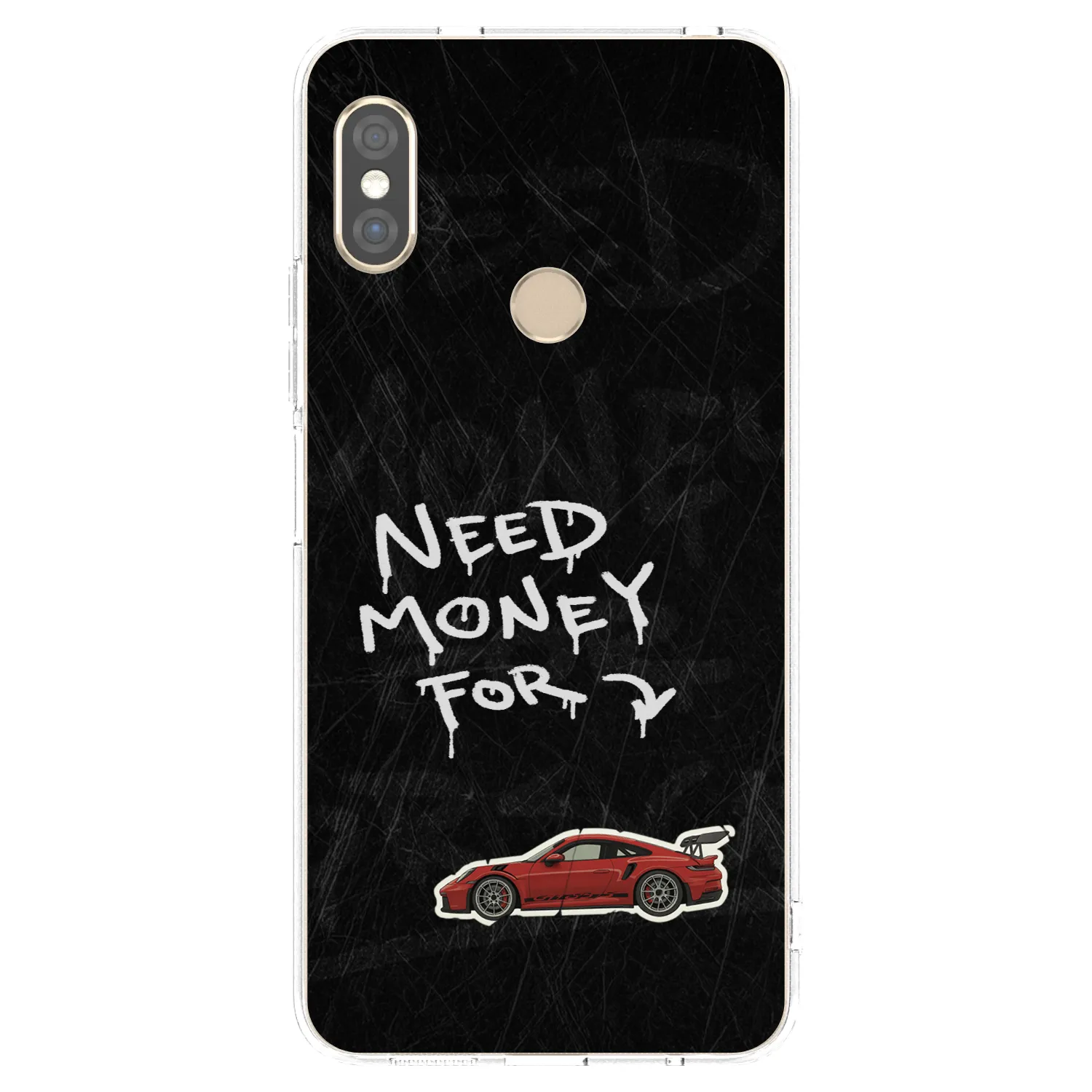 Picasee átlátszó szilikon tok az alábbi mobiltelefonokra Xiaomi Redmi Note 5 Global - Track Mode