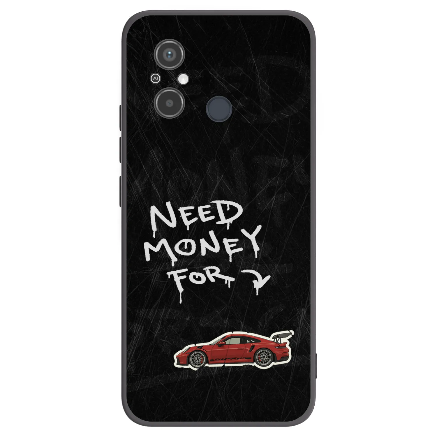 Picasee fekete szilikon tok az alábbi mobiltelefonokra Xiaomi Redmi 12C - Track Mode