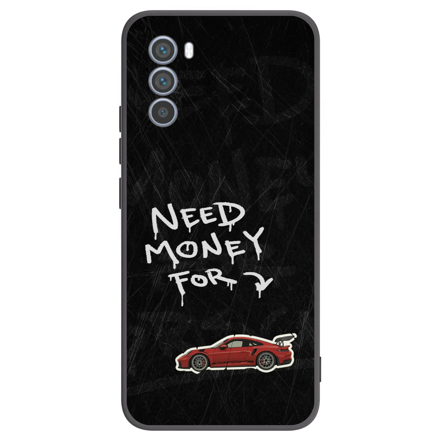 Picasee fekete szilikon tok az alábbi mobiltelefonokra Motorola Moto G62 - Track Mode