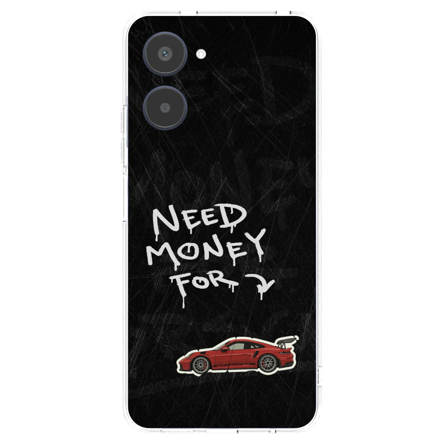 Picasee átlátszó szilikon tok az alábbi mobiltelefonokra Realme 10 4G - Track Mode
