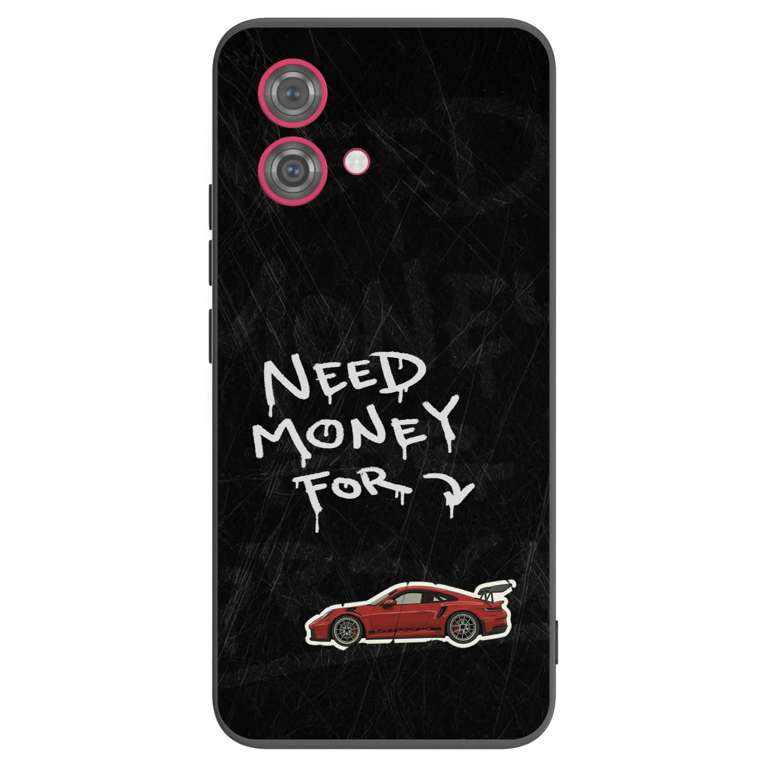 Picasee fekete szilikon tok az alábbi mobiltelefonokra Motorola Moto G84 5G - Track Mode