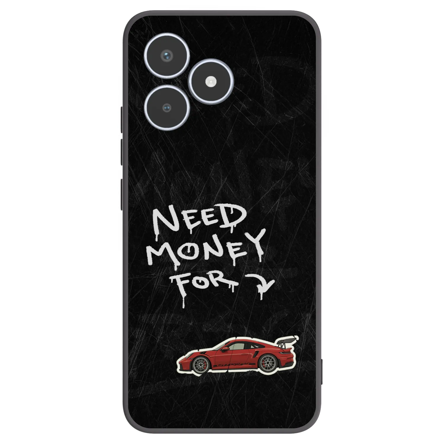 Picasee fekete szilikon tok az alábbi mobiltelefonokra Realme C53 - Track Mode