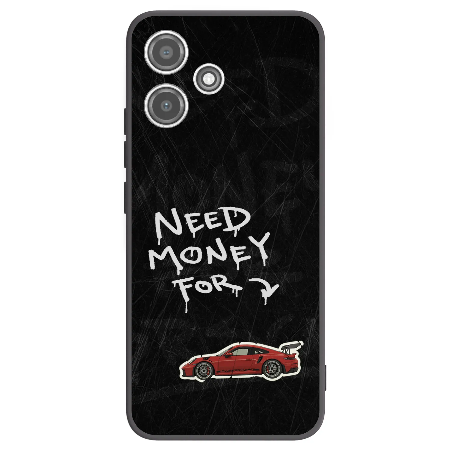 Picasee fekete szilikon tok az alábbi mobiltelefonokra Xiaomi Redmi 12 5G - Track Mode