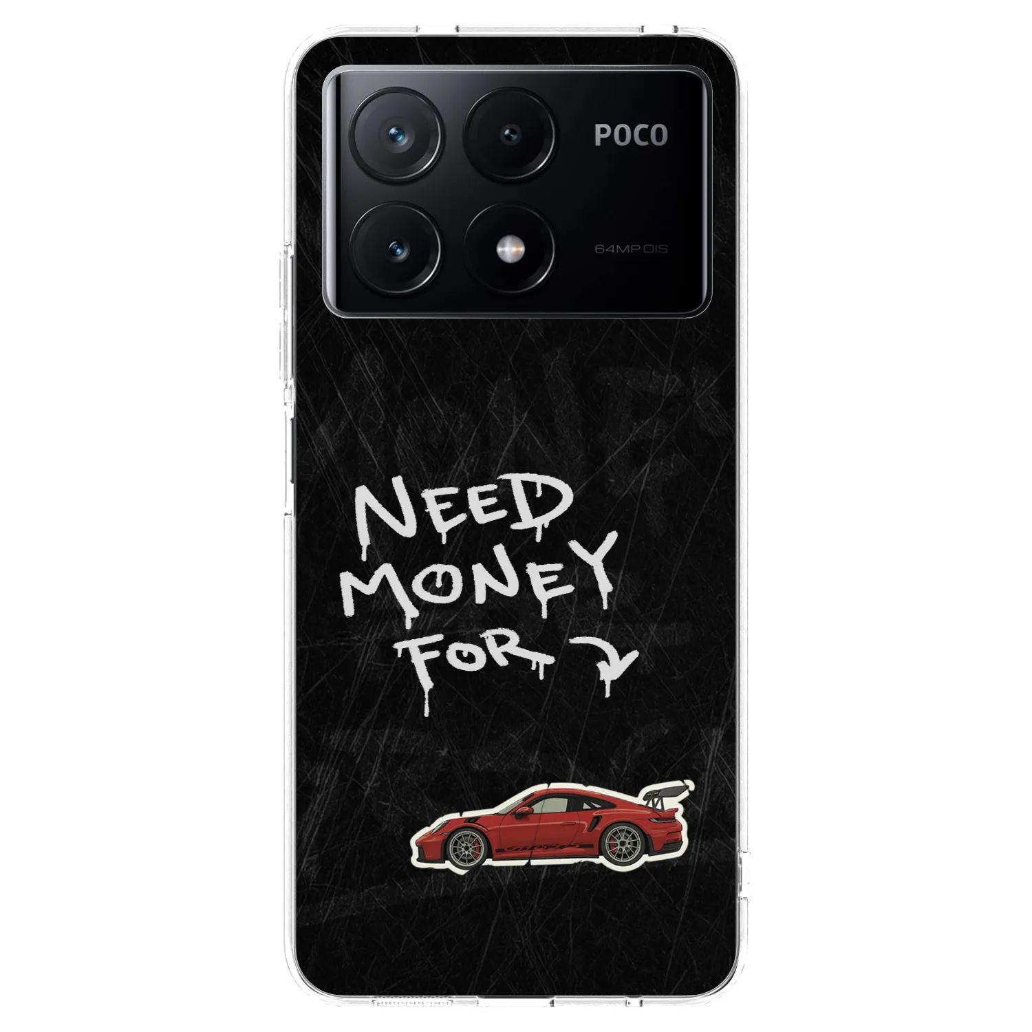 Picasee átlátszó szilikon tok az alábbi mobiltelefonokra Xiaomi Poco X6 Pro - Track Mode