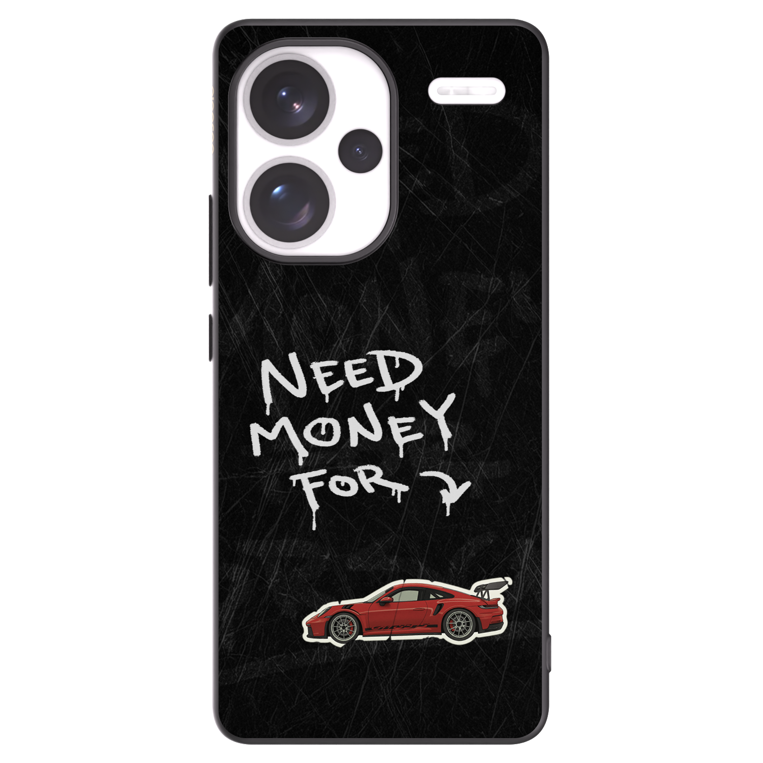 Picasee fekete szilikon tok az alábbi mobiltelefonokra Xiaomi Redmi Note 13 Pro+ 5G - Track Mode