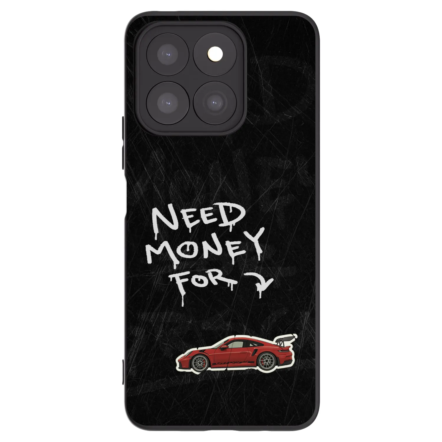 Picasee fekete szilikon tok az alábbi mobiltelefonokra Honor X8b - Track Mode