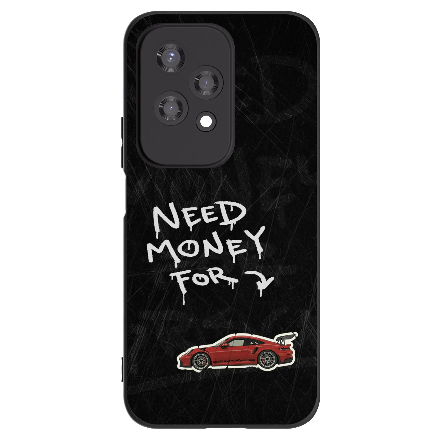 Picasee fekete szilikon tok az alábbi mobiltelefonokra Honor 200 Lite - Track Mode