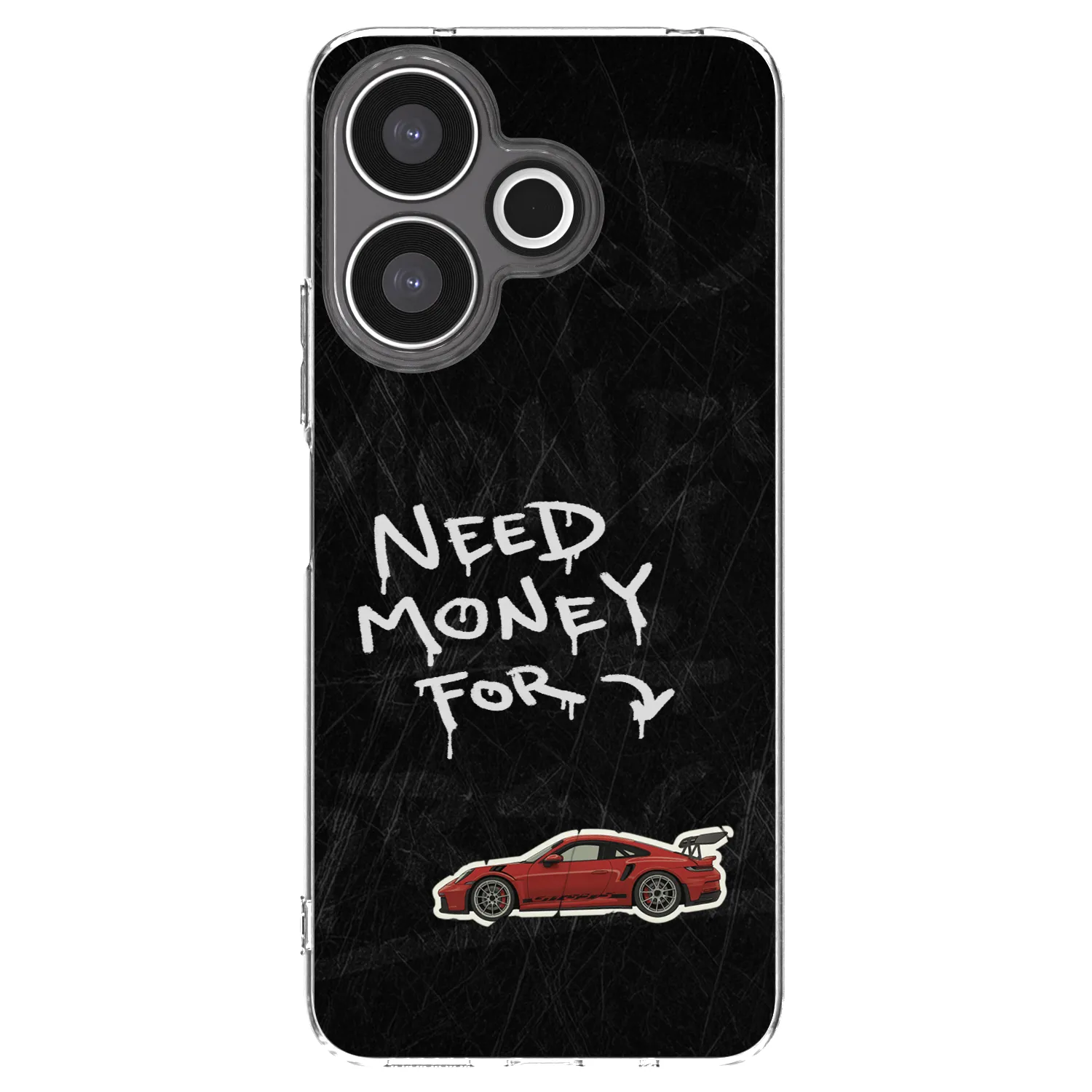 Picasee átlátszó szilikon tok az alábbi mobiltelefonokra Xiaomi Redmi 13 4G - Track Mode