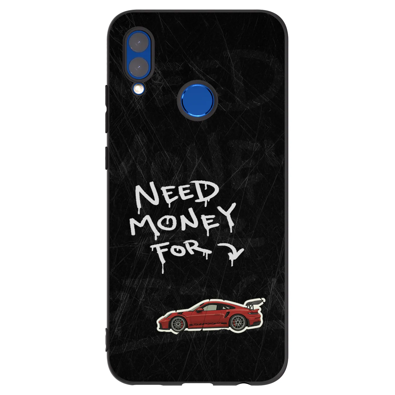 Picasee fekete szilikon tok az alábbi mobiltelefonokra Huawei P Smart 2019 - Track Mode