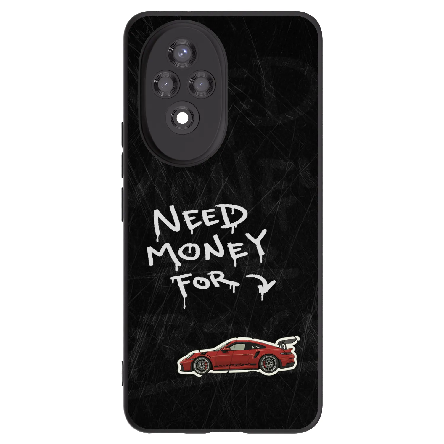 Picasee fekete szilikon tok az alábbi mobiltelefonokra Honor 200 Pro 5G - Track Mode