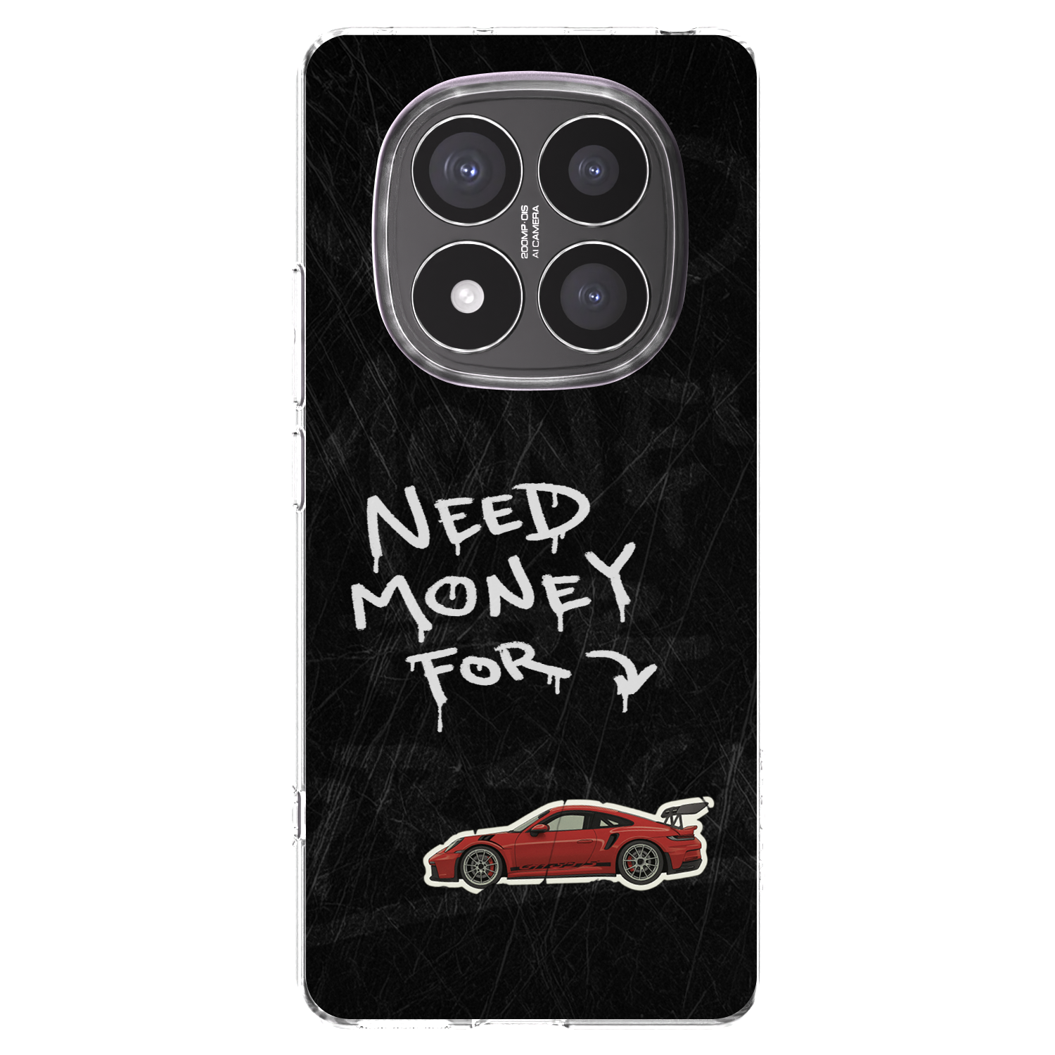 Picasee átlátszó szilikon tok az alábbi mobiltelefonokra Xiaomi Redmi Note 14 Pro+ 5G - Track Mode