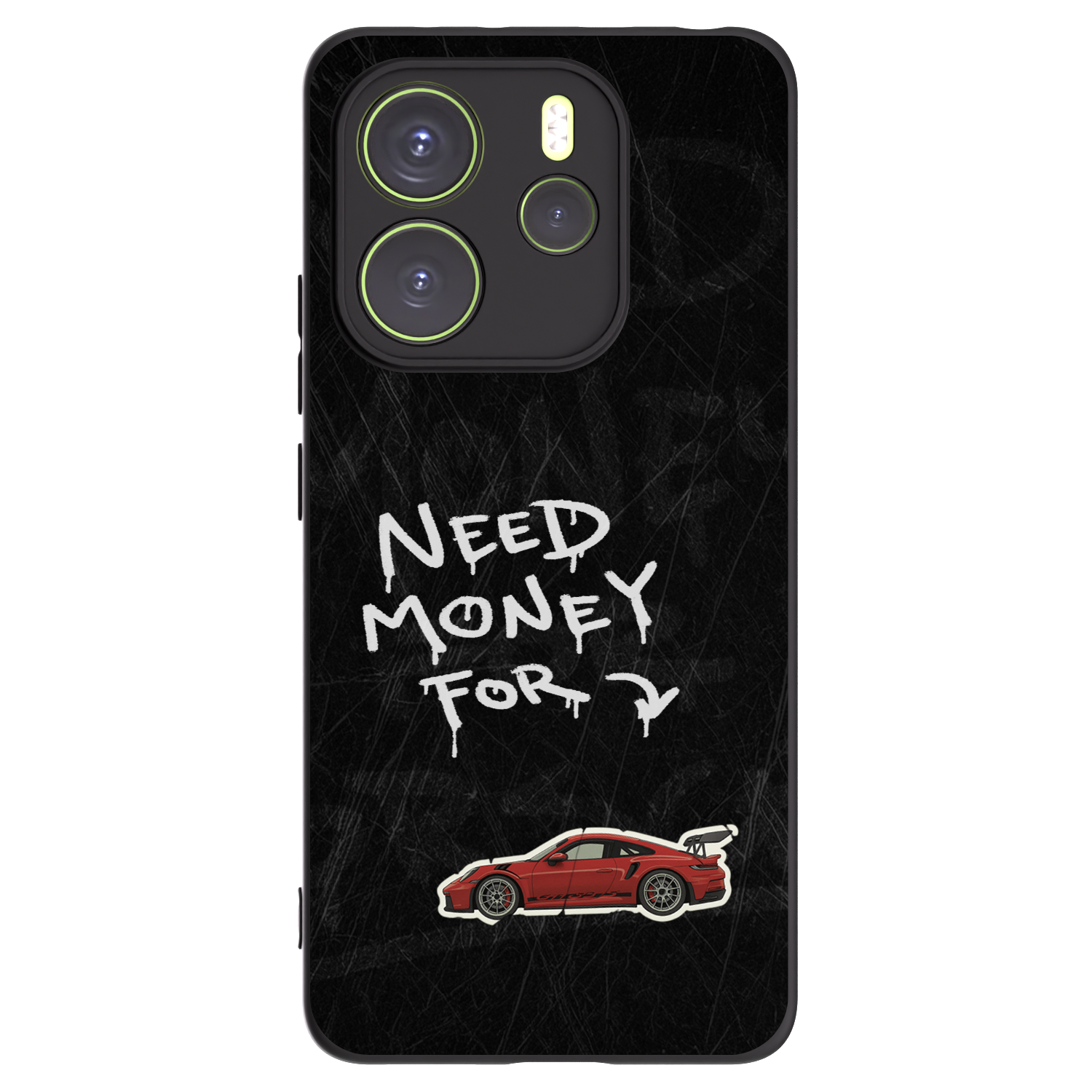 Picasee fekete szilikon tok az alábbi mobiltelefonokra Xiaomi Redmi Note 14 4G - Track Mode