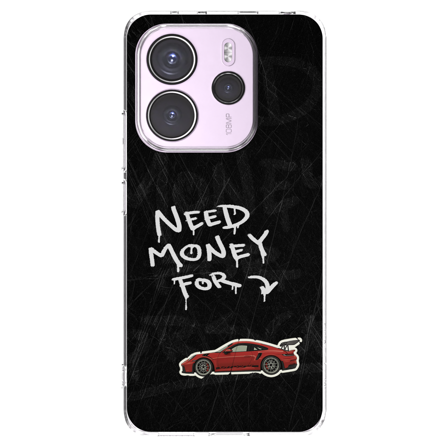 Picasee átlátszó szilikon tok az alábbi mobiltelefonokra Xiaomi Redmi Note 14 4G - Track Mode