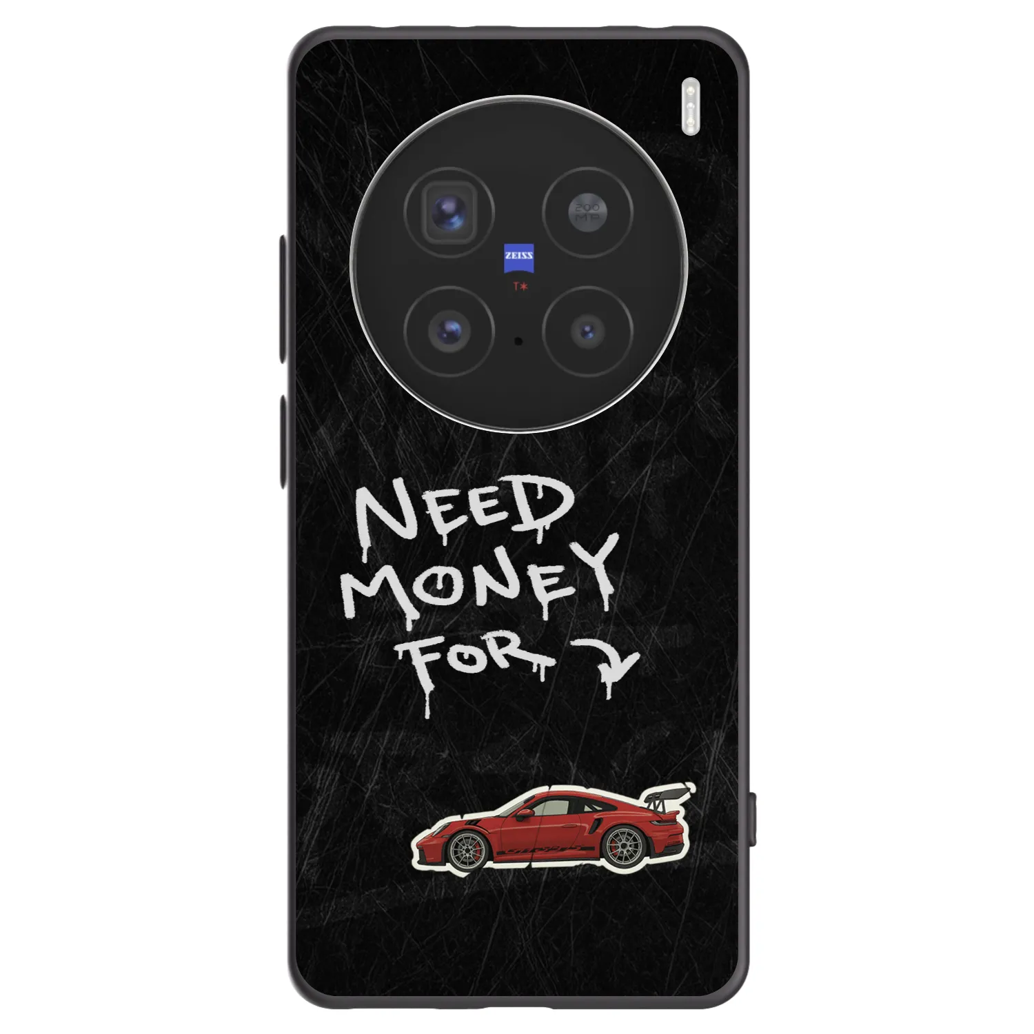 Picasee fekete szilikon tok az alábbi mobiltelefonokra Vivo X200 Pro - Track Mode